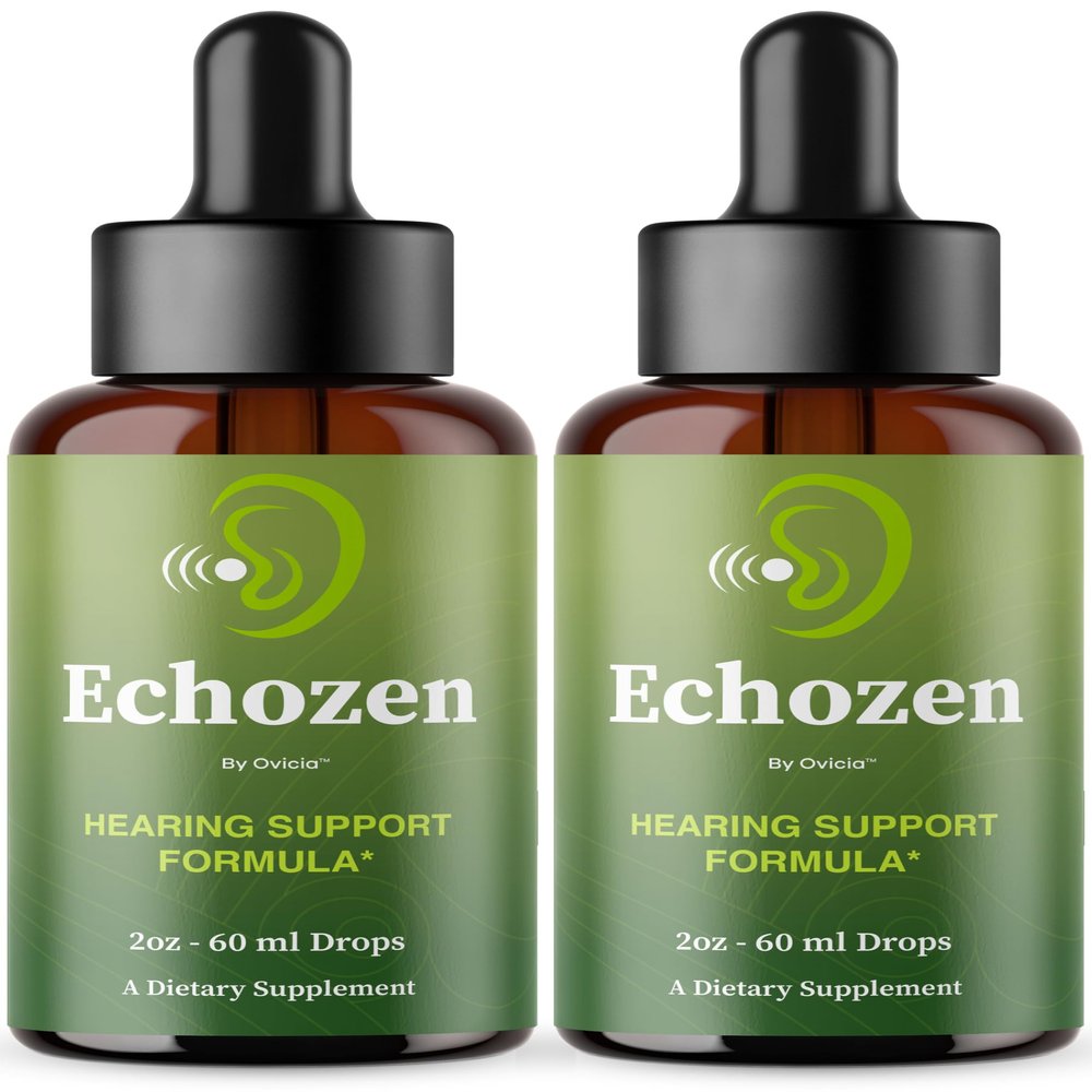(2 Pack) Echozen Drops - Advanced Echo Zen Liquid Oral Drops Formula, All Natural Premium Ingredients Support Maximum Strength, Daily Drop For Overall Health & Wellness Reviews, 2 Bottles For 2 Months