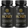 (2 Pack) Brain Honey Capsules - Official BrainHoney Advanced Support Formula All Natural Ingredients Daily Premium Pills Vitamins for Brain Health and General Wellness, 120 Capsules for 2 Months view 1