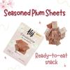 Dried Plum Snack Sheets Sweet Sour Plum Candy, Asian Style Preserved Plum Snack, 17g Pack (6 pack) view 3
