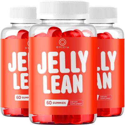 (3 Pack) Jelly Lean Gummies - Official Jelly Lean Gummys Advanced Premium Formula Maximum Strength, All Natural Daily JellyLean Vitamins Support For Overall Health & Wellness, 180 Gummies For 3 Months