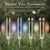 Pure Aether Tuning Forks Set for Sound Therapy and Meditation - Premium 4-Piece Weighted (128Hz, 136.1Hz) & Unweighted (432Hz, 528Hz) Kit with Ritual Guidebook - Vibrational Instruments for Yoga view 3