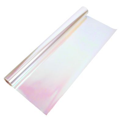 GAROZATION Iridescent Bouquet Cellophane Wrap 5.8 Mil Thick 56cm X 10 Yards Roll Rainbow Floral Wrapping Paper for Baskets Birthday Present DIY Flower Arrangement