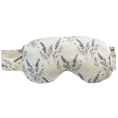 2-in-1 Lavender Eye Pillow & Light-Blocking Sleep Mask, Dual Insert Design