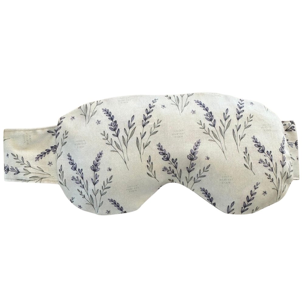 2-in-1 Lavender Eye Pillow & Light-Blocking Sleep Mask, Dual Insert Design