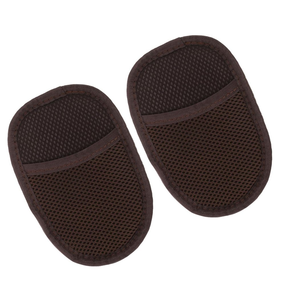 COSMEVIVI 2pcs Shoe Polishing Gloves Size S Black Plush Lambswool Cleaning Mitts for Leather Shoes and Boots Care Shine Buffing and Dust Removal Gloves for Sneaker Maintenance
