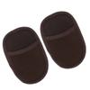 COSMEVIVI 2pcs Shoe Polishing Gloves Size S Black Plush Lambswool Cleaning Mitts for Leather Shoes and Boots Care Shine Buffing and Dust Removal Gloves for Sneaker Maintenance view 1