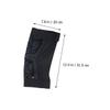 EXHUMKY Breathable Knee Sleeve Compression Leg Sleeve Knee Support Guard for Running Sports Black Xxl view 2