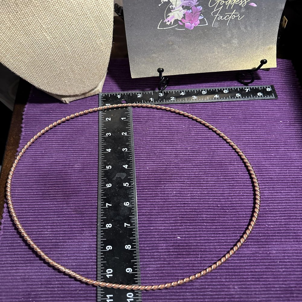 Copper Sacred Cubit Tensor Rings (1.5 Sacred Cubit)