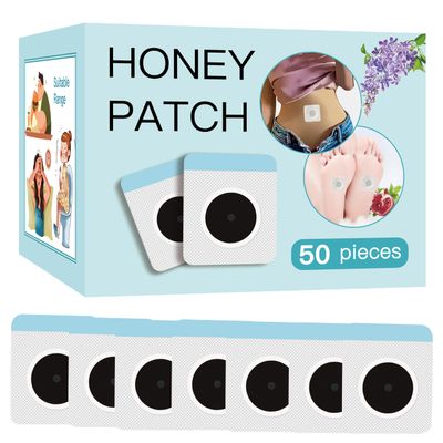 50 Pcs Mugwort Patch, Mugwort Moxa Patches, Wormwood Belly Patch Magnet, Moxa Hot Moxibustion Navel Wormwood Sticker, Wormwood Patch Natural Herbal Patch for Women and Men