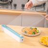 Compact Plastic Wrap Cutter with Adjustable Slide for Clean Cuts on Cling Film & More view 3