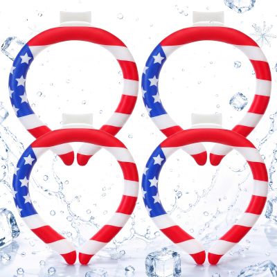 Foilswirl 4 Pcs Neck Cooling Tube Cooling Neck Wraps