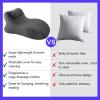 Aroma Diffuser 27 Ergonomic Memory Foam Wedge Pillow, Contoured Support for Neck & Waist, Multi-Functional for Sleeping/Couples/Reading/Travel, Removable Washable Cover (Dark Gray) view 2