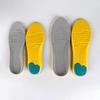TOGEVAL High Elastic Breathable Shock-Absorbing Insoles, Eva Sweat Absorbing Shoe Pads for Running Sports, Thick Cushioned Heightening Inserts for Men and Women (Gray Size 35-40) view 4
