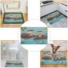 Otters Front Door Mat Waterproof Welcome Mats Absorbent Non-Slip Doormat Heavy Duty Entryway Rug Indoor Area Rug Low Profile Bath Mat for Home Outside Entrance 23.6"x15.7" view 3