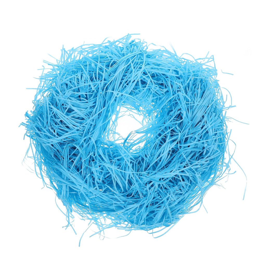 balacoo Blue Shredded Paper Filler 200g Crinkle Cut Paper Shreds for Box Basket Filling Packing Box Accessories Protective Packaging Material for Present Wrapping