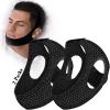 2 Pack Anti Snore Chin Strap for Sleeping, Jaw Tape Mouth Snoring Sleep Devices Stopper, Cpap Users Breathing Head Mouthpiece Solution to Keep Closed Mandibular Advancement Reducing Aids for Men Women view 1
