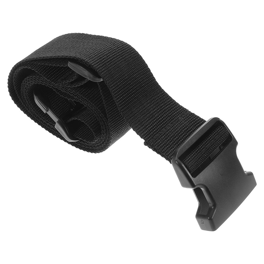 DONFAMDS Wheelchair Safety Strap Adjustable Fixing Belt Sturdy Black Band for Elderly Patients Mobility Aid Accessory