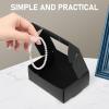 VILLCASE 50pcs Black Window Paper Boxes Cookie Holders Candy Packaging Mini Storage Boxes 856030mm for Party Baking and Homemade Soap Wrapping view 4