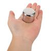 Hoement Stainless Steel Waterproof Pill Box Medium Portable Round Metal Medicine Organizer Small Storage Jar with Lid Travel Daily Use view 4