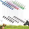 Dragon Fly Clip, 3D Dragon Fly Clips for Bugs - Double Reinforced Wings/Upgraded Strong Clip, PVC Waterproof Wings Never Fade, 1:1 Realistic Fake Dragonfly Clips to Keep Bugs Away (21 PCS) view 1
