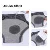 Men's Incontinence Underwear, Leak Proof Washable Reusable Cotton Brief for Men, Heavy Flow Bladder Leak 3 Pack view 3