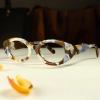 FYTOO Retro Oval Tortoiseshell Blue Light Blocking Glasses, Acetate Frame Anti Eyestrain Computer Gaming Glasses for Women Men view 3