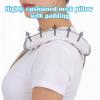 2PCS Cushioned Arm Sling Padding for Neck, Comfort Shoulder Strap Cushion Support Replacement, Rotator Cuff Surgery Elbow Arm Immobilizer Brace Carry Padded Pad Cover Pillow Wrist Hand Injury(Black) view 4