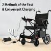 AXADA Electric Wheelchair for Adults,Elderly,Lightweight Foldable Wheelchair 15 Miles Long Travel Range,500W Motorized Wheelchair and Supports Up to 300 lbs,All-Terrain view 4