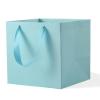 LFCXHTY Light Blue Gift Bags 8 x 8 x 10 IN Square Gift Bags Square Paper Bag with Handles for Party Favor (Light Blue, 10 CT) view 1