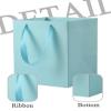 LFCXHTY Light Blue Gift Bags 8 x 8 x 10 IN Square Gift Bags Square Paper Bag with Handles for Party Favor (Light Blue, 10 CT) view 3