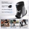 1 Pair Adjustable Ankle Brace with Figure-8 Straps, Breathable Compression Support for Running, Basketball, Workout & Daily Wear, Lightweight Stabilizer Fits Inside Shoes for Men & Women (Green) view 3