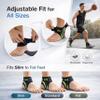 1 Pair Adjustable Ankle Brace with Figure-8 Straps, Breathable Compression Support for Running, Basketball, Workout & Daily Wear, Lightweight Stabilizer Fits Inside Shoes for Men & Women (Green) view 4