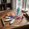 1:12 Scale Miniature Surfboard for Collectible Displays, 6PCS Summer Beach Scene Prop, Surfboard Cupcake Toppers Diorama Supplies, Tiny Surfboard for Crafts and Desktop Decor view 3