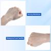 30 PCS Shower Waterproof Patch 15 X 10cm Transparent Stretch Adhesive Bandage Waterproof Shower Protector Cover Protective Shower Film Wrap Tattoo Cover Patch for Bath Swimming view 4