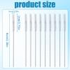 10pcs Hearing Aid Cleaning Brushes, Stainless Steel Hearing Aid Vent Tube Brushes Soft Nylon Bristles Cleaner Tools for Small Holes Earbuds Headphones Accessories view 2