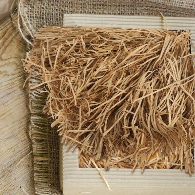ABOOFAN Raffia Paper Shred 200g Bag Deep Kraft Color Decorative Basket Filler Protective Cut Packing Paper for Wrapping and Present Box Filling
