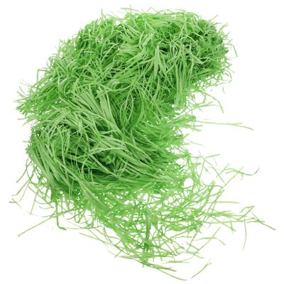 Angoily Shredded Tissue Paper and Raffia Paper Shreds 500g Pack, Natural Grass Green Basket Filler for Boxes and Birthday Party Decorations, Eco-friendly Packing Filler for Wrapping