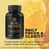 (3 Pack) Brain Honey Capsules - Official BrainHoney Advanced Support Formula All Natural Ingredients Daily Premium Pills Vitamins for Brain Health and General Wellness, 180 Capsules for 3 Months view 2