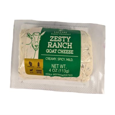 Goat Milk Cheese Zesty Ranch Chevre 4 oz (Pack of 6)
