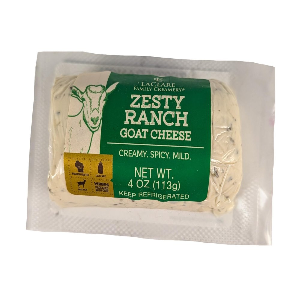 Goat Milk Cheese Zesty Ranch Chevre 4 oz (Pack of 6)