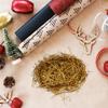 Ciieeo Gold Raffia Paper Shred 100g Crinkle Cut Tissue Paper Basket Filler and Present Box Stuffing Decorative Packing Grass Cushion for Wrapping and Craft Supplies view 2