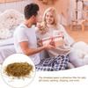 AMUSLESUR Golden Raffia Shredded Paper 100g Pack Crinkle Cut Basket Filler and Present Box Wrapping Material for Packaging and Decoration view 2