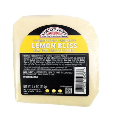 Yanceys Fancy Cheese Lemon Bliss 7.6 oz (Pack of 4)