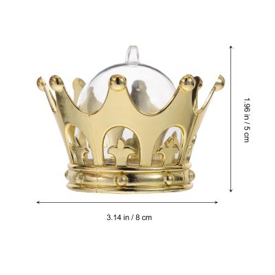 12 Pcs Hollow Regal Candy Boxes Gold Wedding Favor Storage Cases Decorative Candy Containers for Party Wrapping Supplies