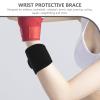 FONDOTIN Adjustable Black Protective Wrist Brace Sports Wrist Support Sleeve for Gym Workout Fitness Training view 3