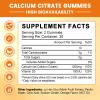 Calcium Citrate 1200mg with Vitamin D3 Gummies Pure Formula calcium supplement, Bone Health Support for Women, Men, Seniors High Absorption, Easy to Digest, Sugar Free, Orange Flavor,60 Day Supply view 2