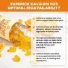 Calcium Citrate 1200mg with Vitamin D3 Gummies Pure Formula calcium supplement, Bone Health Support for Women, Men, Seniors High Absorption, Easy to Digest, Sugar Free, Orange Flavor,60 Day Supply view 3