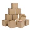 PH PandaHall 24PCS Kraft Paper Box 3.5x3.5x3.5inch Foldable Gift Boxes with Lid Square Present Boxes Packing Cardboard Box Party Jewelry Storage Case for Graduation Birthday Wedding Jewelry Packaging view 1