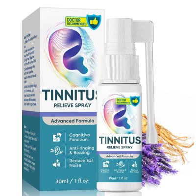 AETHEREVE Tinnitus Relief for Ringing Ears, Natural Tinnitus Relief Spray for Ear Noise & Tinnitus Interference, Improves Focus & Hearing Comfort, 1 Fl Oz (Pack of 1)
