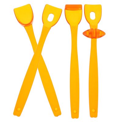 Uonlytech 4pcs Tongue Tip Trainer and Oral Muscle Exerciser Speech Therapy Tool with Adaptive Spoon for Articulation Games and Speech Enhancement at Home